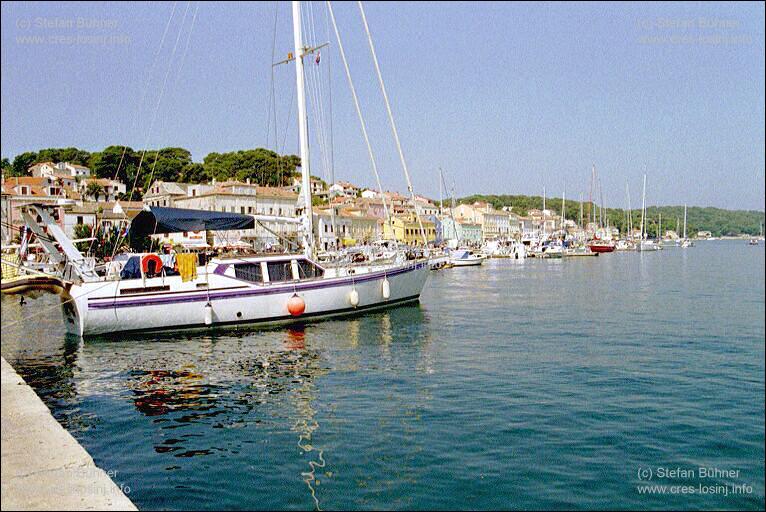 Segelboote im Hafen von Mali Losinj