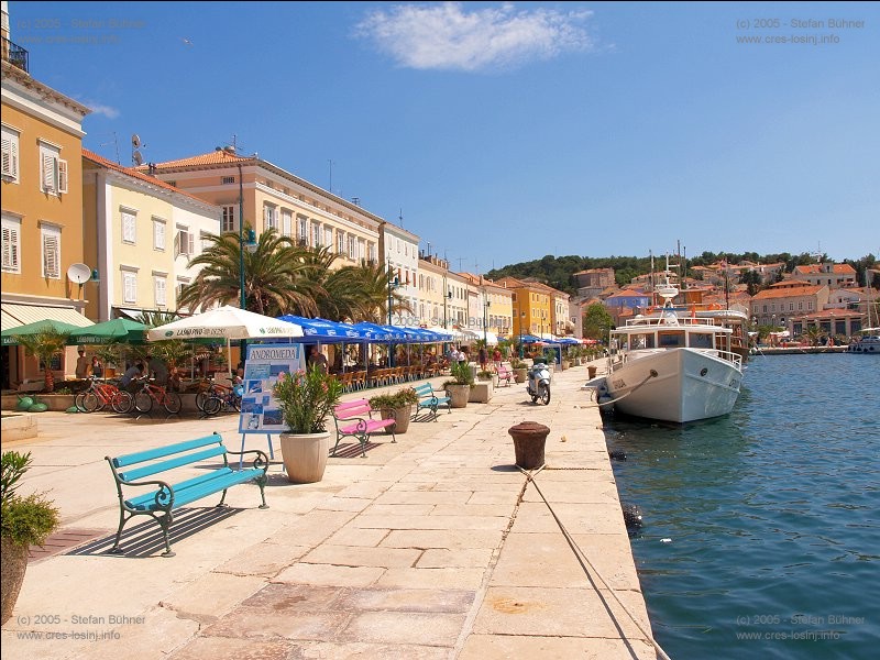 im Hafen von Mali Losinj